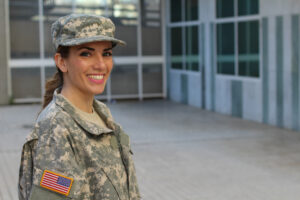 woman in the military