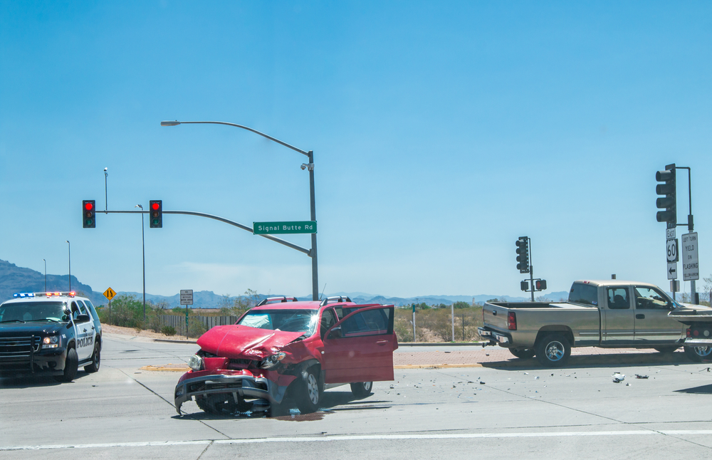 car accident at intersection