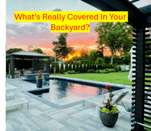 pool in backyard